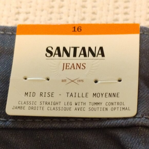 Santana Women's Jeans Tummy Control Size 16 NWT - Picture 4 of 5